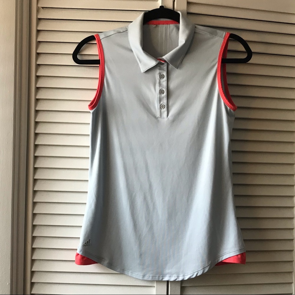 Adidas Sleeveless Golf Polo S